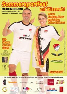 Sommersportfest Regensburg mit Misswahl Musik und Fashion-Show