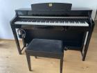 Yamaha Clavinova CLP-370 schwarz poliert mit Pianobank CH-45 schwarz poliert und Sennheiser Kopfhöre